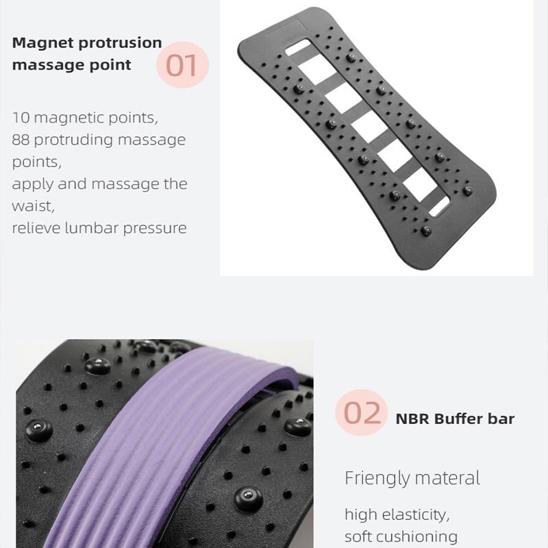 4-Level Adjustable Back Stretcher - Relieves Pain Instantly, Decompresses Spine & Relaxes Muscles.pain relief device