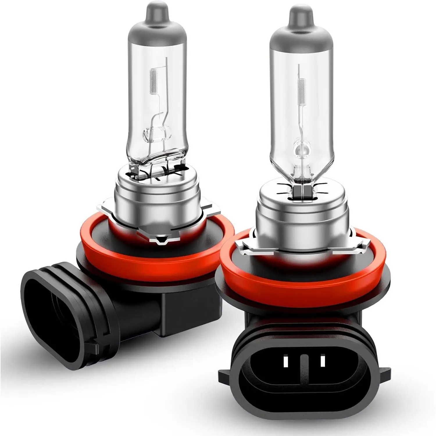 2Pcs 12V 55W H11 Halogen Headlight Bulbs 3800K Amber Yellow Replacement for Car Truck Headlight