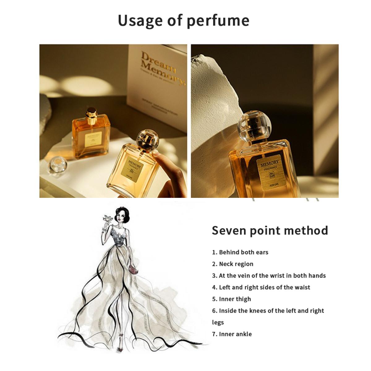 50ml Women's Perfume, Long Lasting Fragrance for Women, Floral Scents Perfume, Elegant Perfume for Party, Daily Life, Summer Fragrance, Fall Gift, Mini Perfumes, Christmas Gift