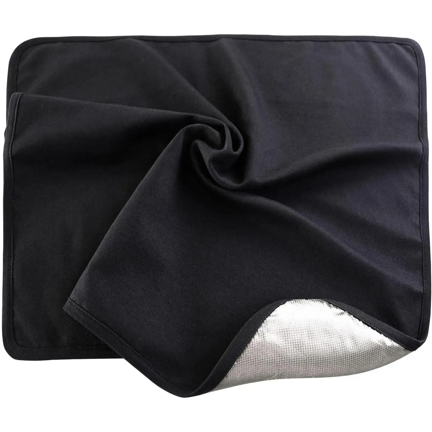 Faraday Blanket EMF RF Shield Blocks 5G WiFi , Soft  Lap  Protection Blanket for Laptop Cell Phone Tablet, 23.6”x21.3” Portable for  Office Travel Black