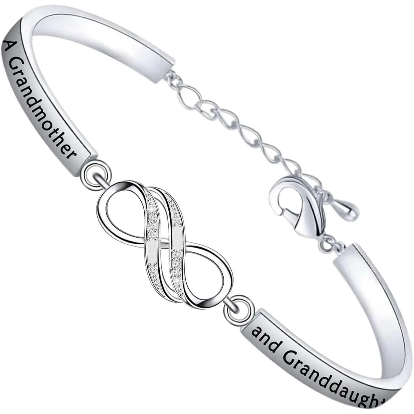 Family  Grandma Bracelet The Love Between Grandmother and Granddaughter is Forever Bracelet Nana Gifts