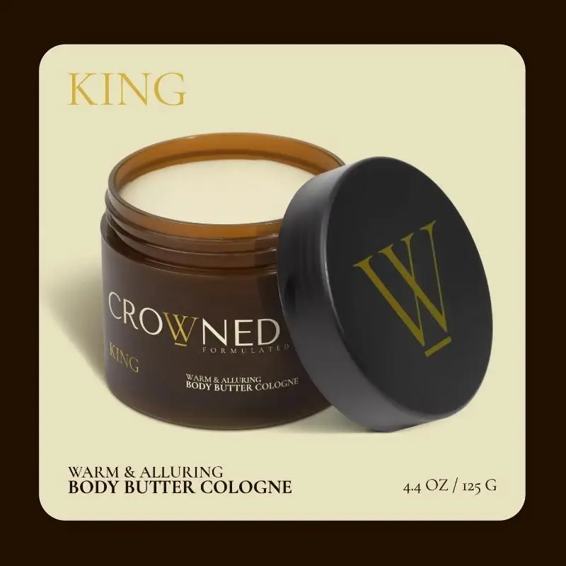 Nourishing Deep Hydration Body Butter with Warm Sensual Cologne Scent, Long Lasting Fragrance Skin Moisturizer, Softens & Smoothes Skin, Daily Care Cream Fit for All Skin Types
