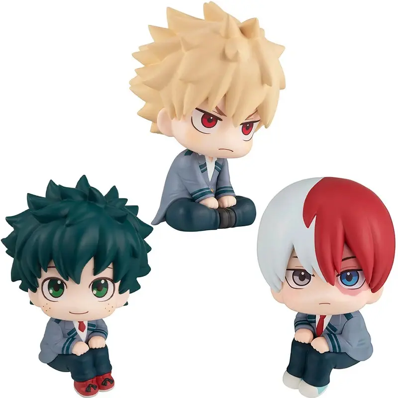 My Hero Academia  Anime Figure  Pvc Q version Bakugou Katsuki Midoriya Izuku  Action Figures Anime Gift Collection Series Model