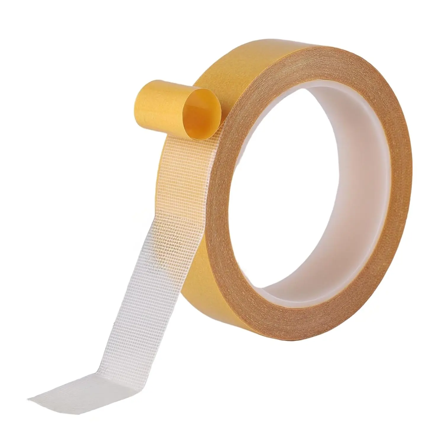 Double Sided Fabric Tape Heavy Duty,Double Stick Carpet Tape,Fabric Tape Multifunctional Double Sided 1Inch x 33FT High Stickness  2 Sided Tape 1 Rolls
