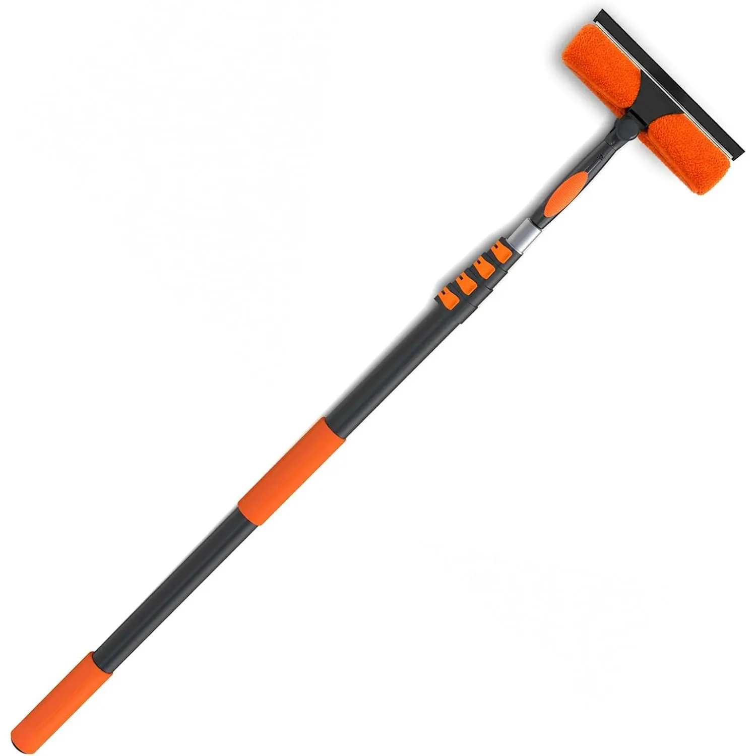 26FT Window  with Extension Pole, 2-in-1  for Window Cleaning, Professional Cleaning Kit for  with 20FT Telescoping Pole for Outdoor Indoor Use