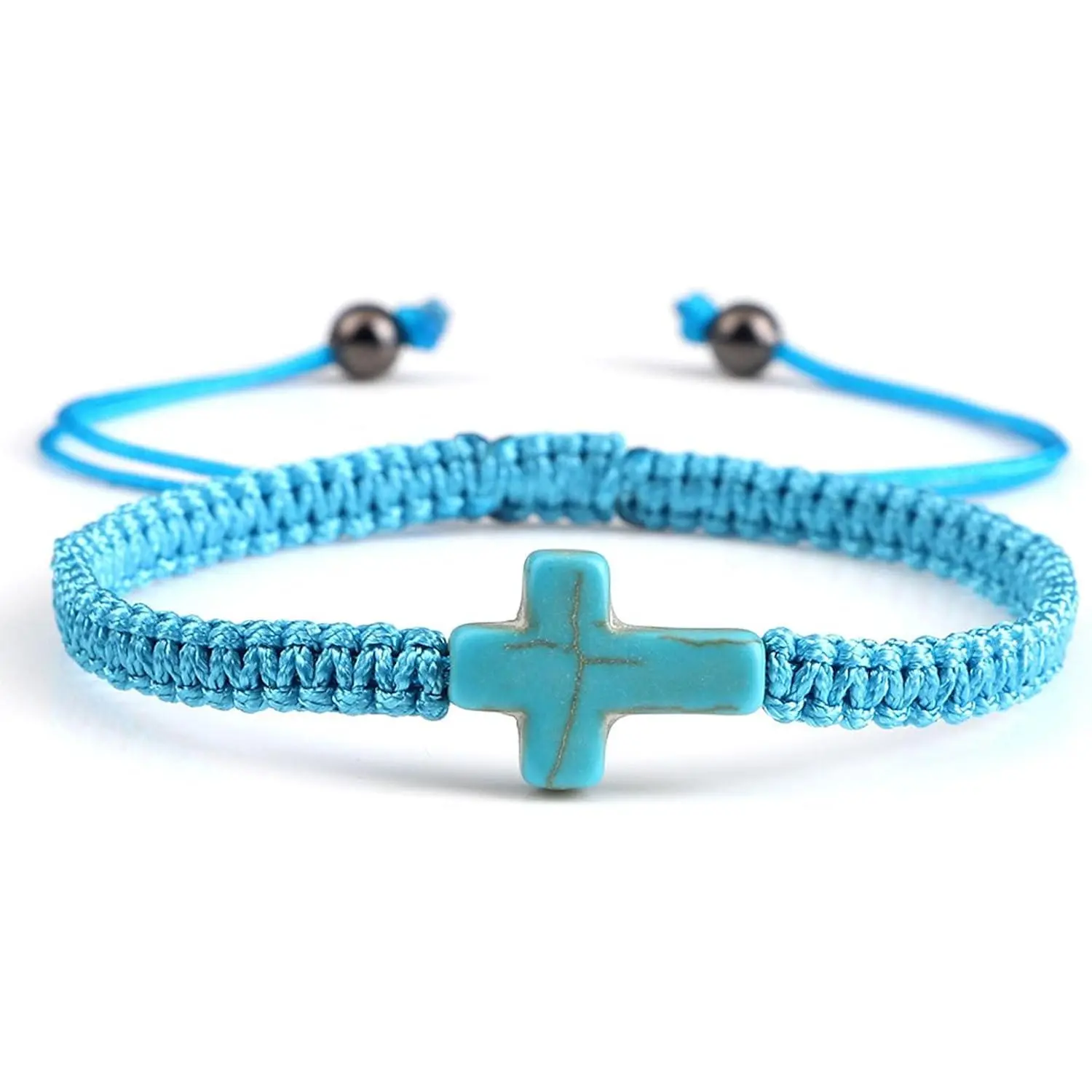 Colorful Braided Rope  Lucky Protection Pray String Bracelet Inspirational Religious Christian Friendship Couple Adjustable Wrist  for Women Men