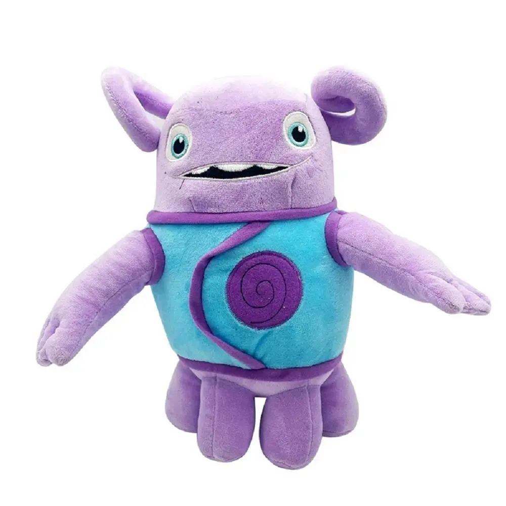 Hot 30cm Dreamworks Home Plush Home Oh Crazy Alien Purple Little European Cartoon Plush Toy Doll Children's Gift Home Ornament