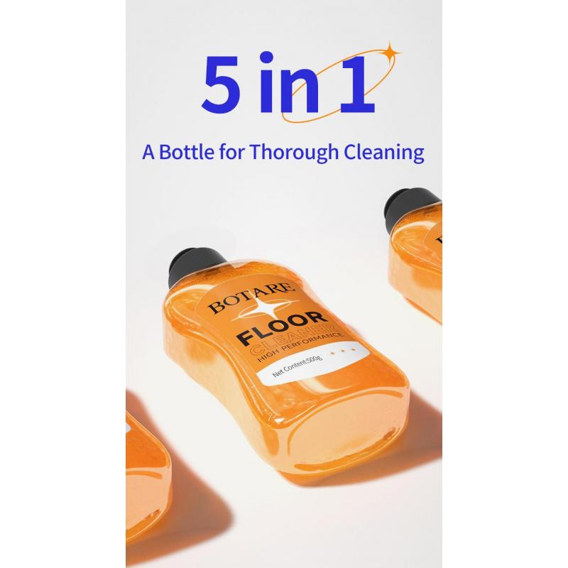 BOTARE Mop Soap - Long-Lasting Scent, Deep Cleans, No Residue, Fast Drying, Pet/Kid-Safe, Works with Mops, Steam Mops & Sprayers - 17.6 Fl Oz Cleaner for All Floors