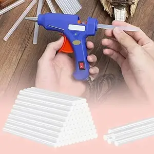 20pcs Clear Hot Melt Glue Sticks, Bubble-Free, Strong Adhesive Eva Glue Sticks, All-Purpose for DIY Crafts, Home Repairs & Industrial Applications