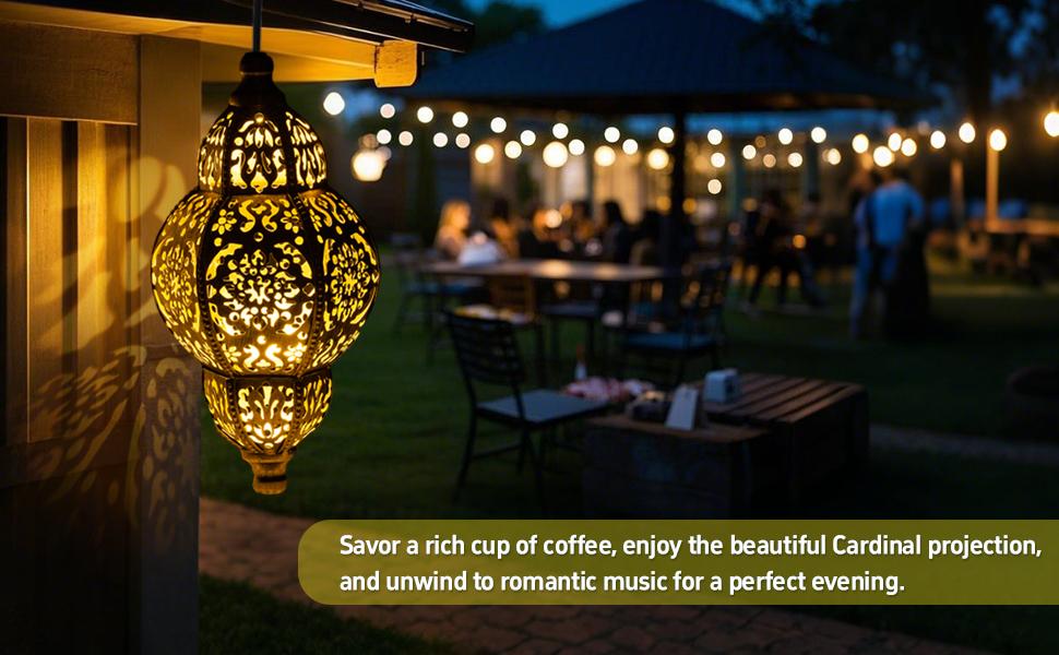Lanterns, Moroccan Lanterns for Outside, Chandelier for Mother's Days Gifts,,Lawn, Yard Art for