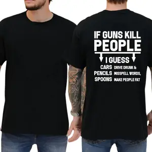 If Guns K People Then I Guess T-shirt, Funny Shirts, Republican Tee, Trump Supporters Shirt, Conservative Tee Tshirt