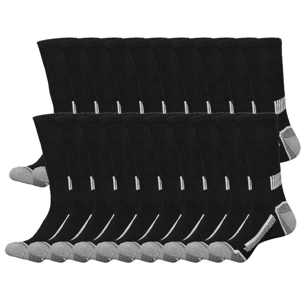 10/20/30 Pairs Autumn&Winter Men's Soft Breathable Elastic Comfortable Sweat Absorption Outdoor Playing Basketball Fitness Sports Striped Sports Mid-tube Socks