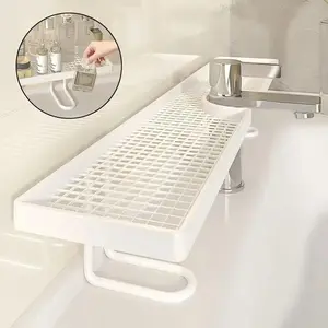 Minimalist Luxury Freestanding Storage Rack, No Drilling Drainage Organizer, Space Saving Household Shelf