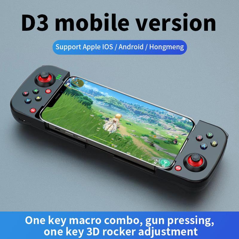 Wireless Game Controller, Portable Gamepad, Multifunctional Game Controller for iOS Android Phone, Gaming Accessories for Home & Office