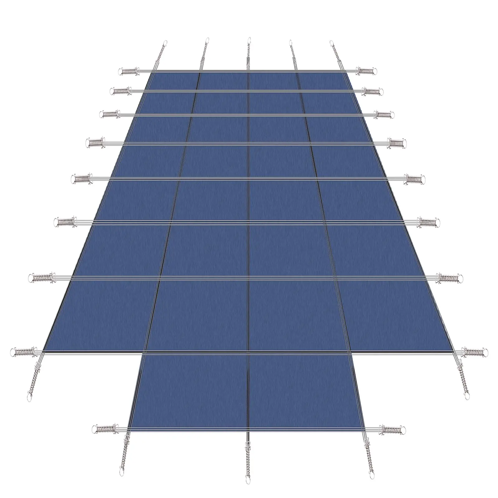 Garvee Safety Pool Covers for In Ground Pools,18 x 34 FT+4 x 8 Ft Rectangle Safety Swimming Pool Cover with Center Step,Mesh Durable Pool Cover for Inground Pools  with Installation Tools, Blue