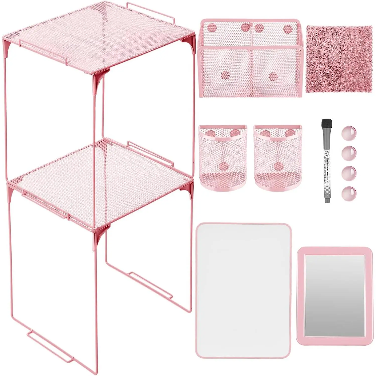 13 count Locker Organizer and Accessories Kit for School,