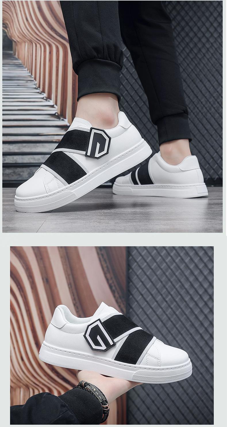 (New)Men'S Low-Top Sneakers - & Accent - Synthetic Upper, Cushioned EVA Insole - All-Season Everyday & Formal Shoes - Lightweight Rubber Outsole - Minimalist Laceless Closure - Urban Streetwear & Office Footwear - Easy-Clean Casual Shoes for Men