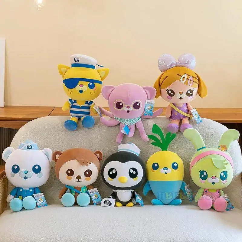 20cm Octonauts Plush Toys - Barnacles, Peso, Kwazii, Tweak Characters with Cute Look, Soft Fabric, Unisex Appeal - 100% Genuine Plastic Stuffed Animal Toys for Kids' Birthday Gift