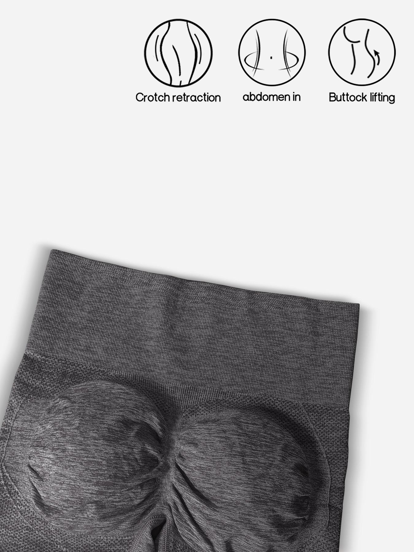 Women's High Waist Sports Gym Shorts, Quick Drying High Stretch Seamless Yoga Short Leggings, Ladies Sportswear Clothing for Indoor Outdoor Wear