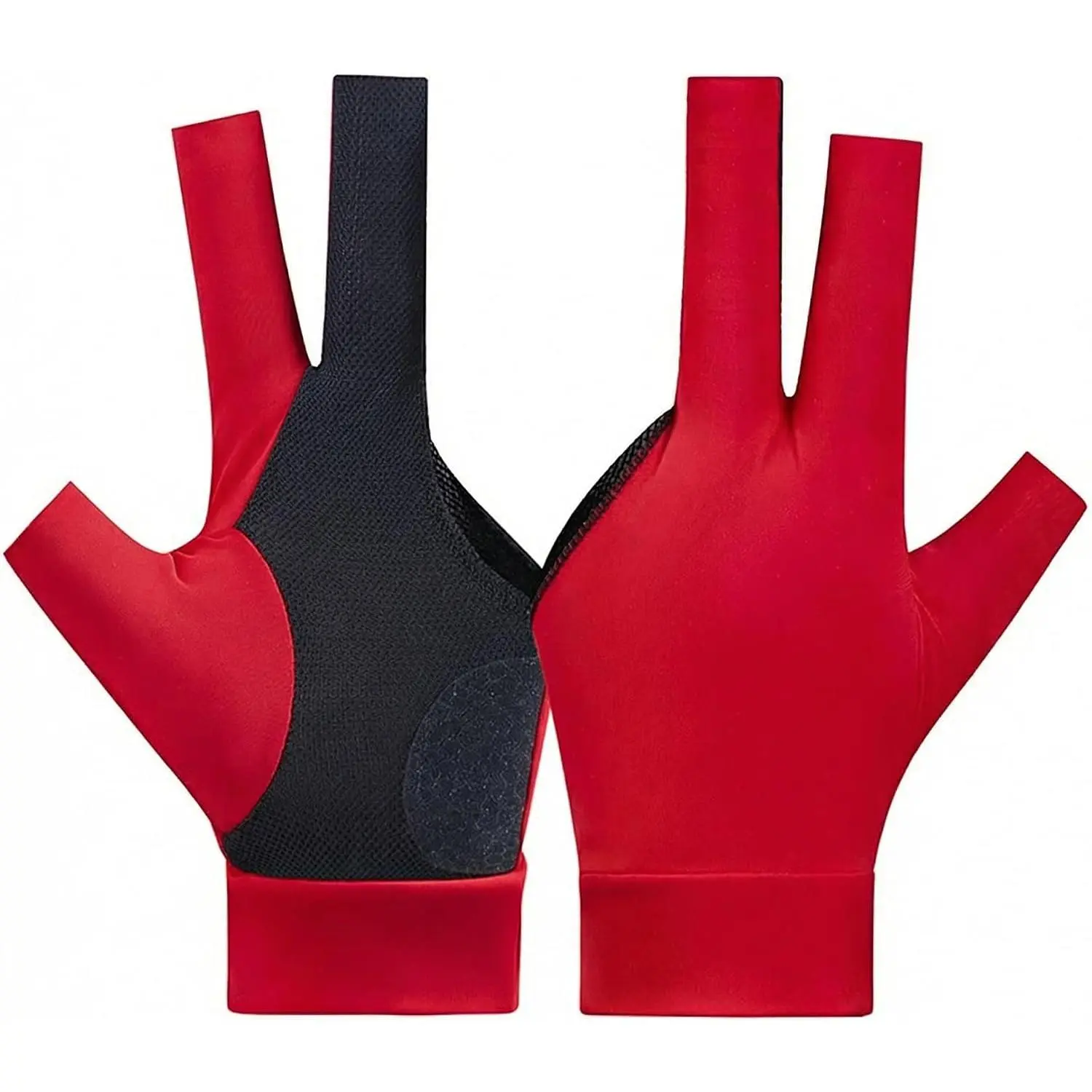 Pool Glove for Billiards, 3 Finger, Left Hand, for Men Players
