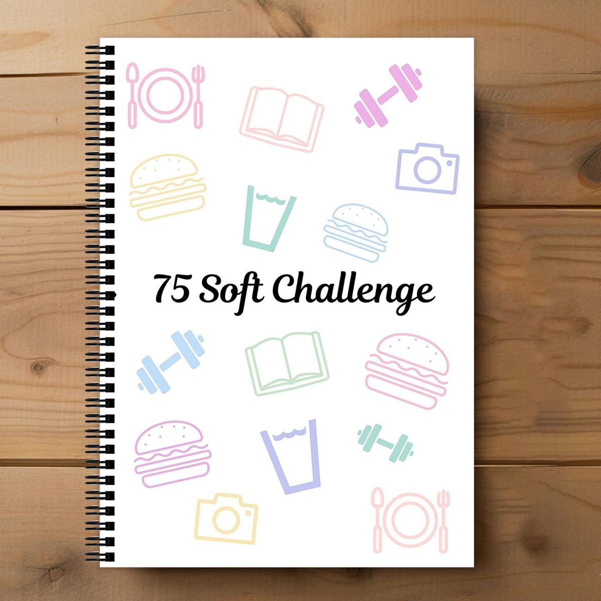A4 Soft Monthly Budget Academic Planner Notebook, 1 Count 75 Target Challenge Planner Notebook, Productivity Planner, Daily Planner, Time Management & Efficiency Improvement Record Book, Office Stationery & Supplies, Weekly Spiral Bound Planner