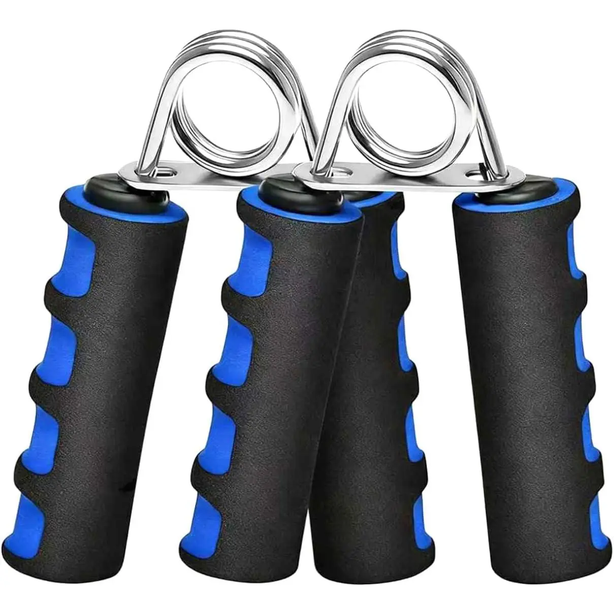 Hand Grip Strengthener Set, Finger Gripper - Soft Foam Hand Exerciser  Quickly Increasing Wrist Forearm and Finger Strength, 2 Pack