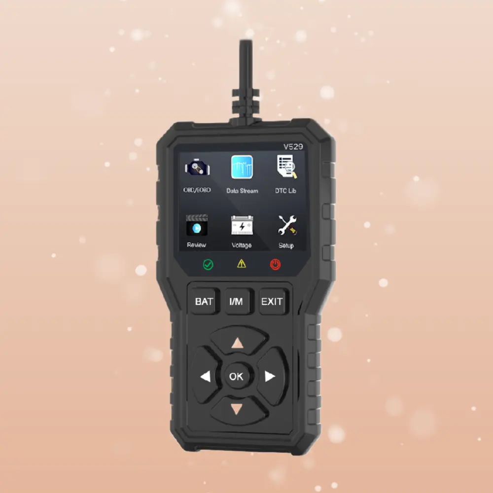 OBD2 Car Engine Fault Code Reader Diagnostic Scanner to Scan View and Clear Vehicle Error Trouble Codes