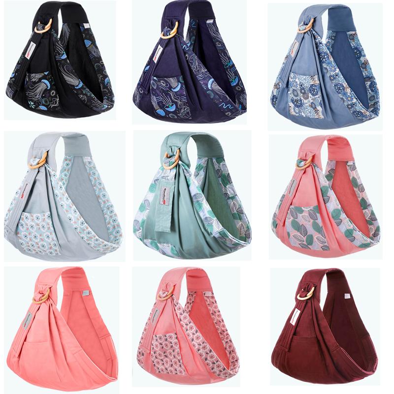 Baby Wrap Newborn Sling Dual Use Infant Nursing Cover Carrier Mesh Fabric Breastfeeding Carriers