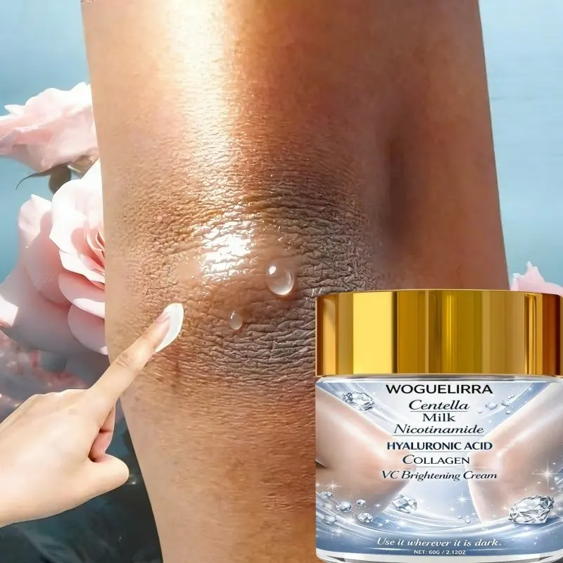 Dark Spot Brightening and Moisturizing Cream, Low Allergy Vitamin C, Niacinamide, Milk Intimate Care, 60g, for Light Skin Types, Dark Circles