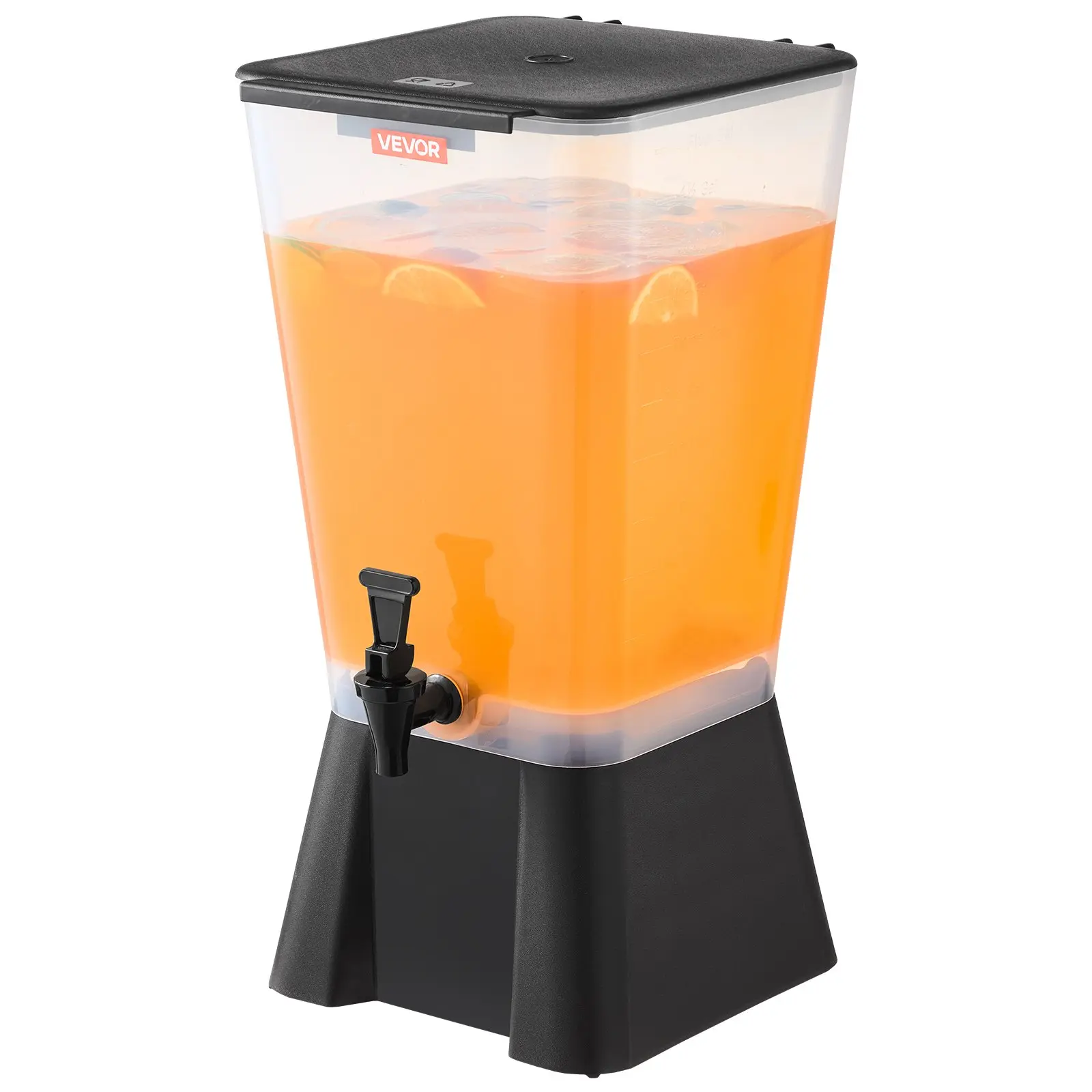 【Summerfinds】VEVOR Beverage Dispenser, 5 Gallon Drink Dispenser for Parties, Plastic Juice Dispensers with No-Drip Spigot, Iced Tea Lemonade Juice Water Dispensers, for Restaurants, Hotels, Parties
