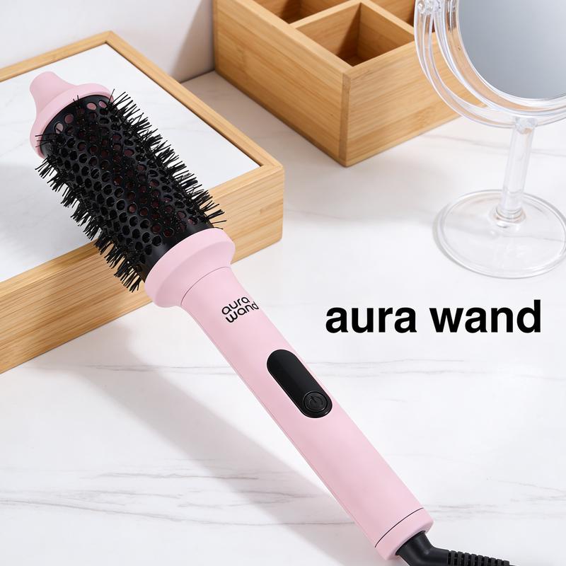 Aurawand Infrared Negative Ion Thermal Comb, 1/2 Inch Width, LED Display Screen, Temperature Range 300°f - 420°f, New Condition