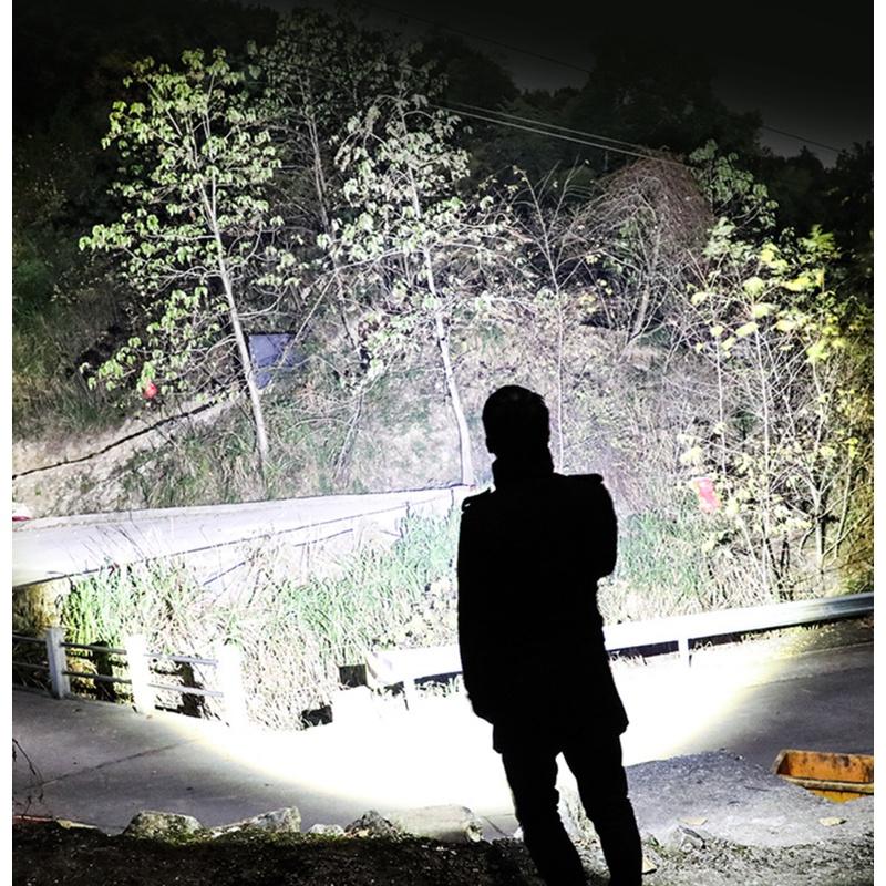 10000 LM mini powerful led flashlight xhp50 built-in battery 3 modes usb rechargeable flashlights flash light edc torch lamp