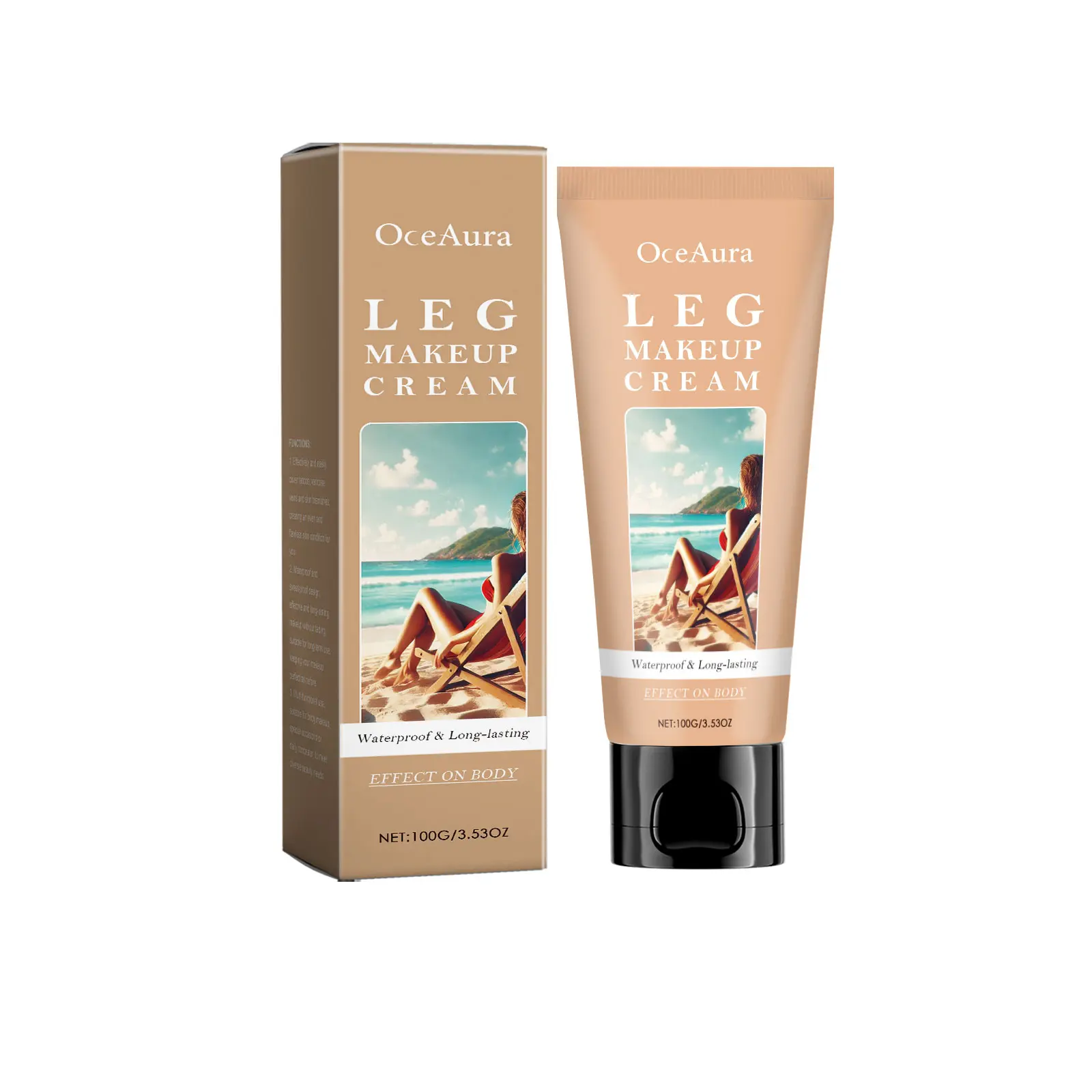 Full Coverage Body Makeup and Foundation, Waterproof Lightweight Concealer for Face and Body with a Hydrating Formula for All Skin Tones, Smooth, Longwearing Waterproof Makeup, All Tones, Body Areas