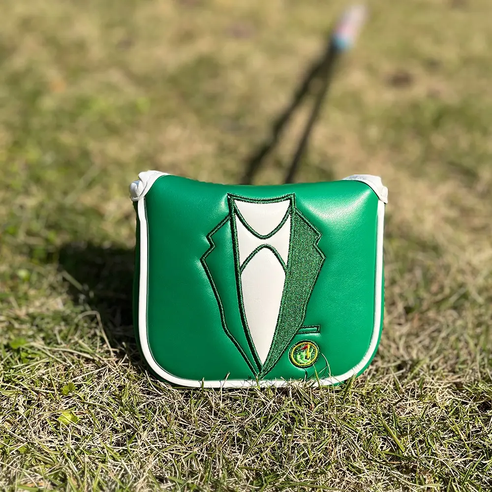 Jacket Design Golf Putter Headcover, Magnetic Closure, High-Quality PU, Waterproof, Embroidered, Perfect Golf Gift for Golfer