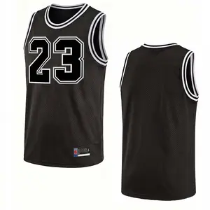 Men’s Retro Basketball Graphic Mesh Tank Top, Sleeveless Sports Jersey Style Shirt, Breathable Athletic Training Vest, Casual Streetwear Summer Top for Workout, Fitness, Running and Daily Wear