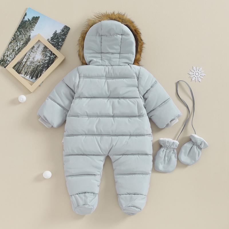 Baby Winter Snowsuit Infant Coat Romper Warm Outwear Hooded Puffer Jacket Footie Jumpsuit Bodysuit Boys Cotton Blend Multi-color Casual Outfit Baby Winter Snowsuit Infant Coat Romper Warm Outwear Hooded Puffer Jacket Footie Jumpsuit Bodysuit Boys Cotton Blend Multi-color Casual Outfit