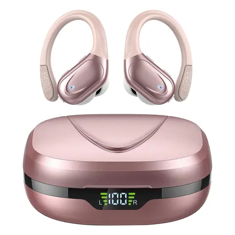 Wireless In-ear Headphones, In Ear Design, Audio Stereo Sound BT 5.3 Ear Hook Gaming Headset Earphones, Portable Waterproof Sports Bluetooth-compatible Earphones, Wireless Chargeable Headphones, Wireless Travel Earbuds, Waterproof Electronic Earbuds