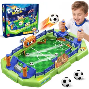 Mini Foosball Table Game for Kids – 2 Player Soccer Board Game with Scoreboard, Portable Tabletop Football Pinball Game for Boys Girls Ages 3-8, Indoor Family Party Birthday Gift Toy