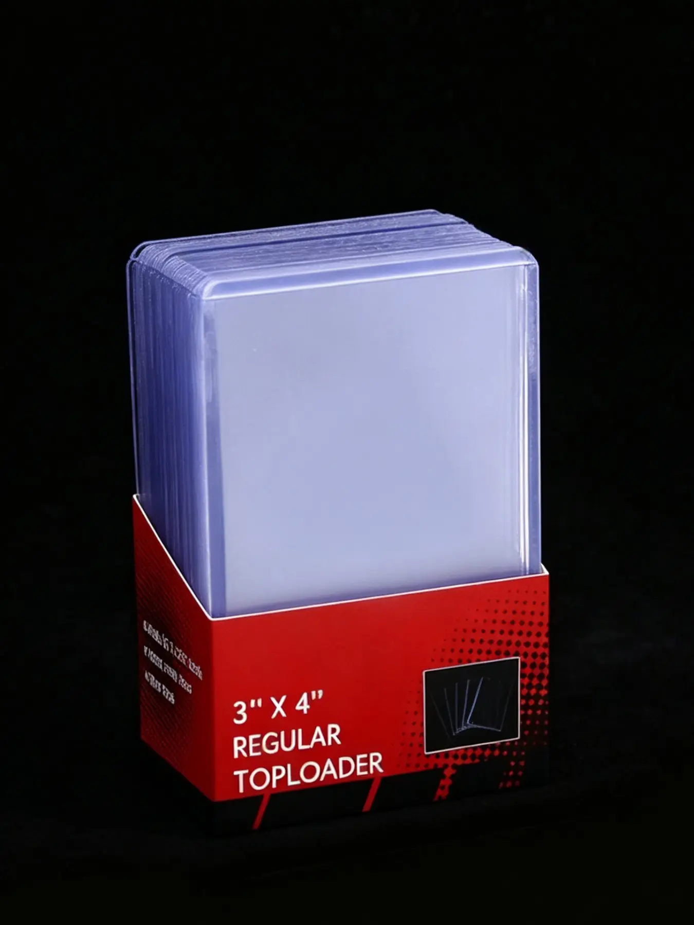 Ultra Pro 3x4 Inch Standard Transparent Hard Card Brick Toploader® Protector, 25-pcs, Durable PVC Material, Fits Standard Size Cards