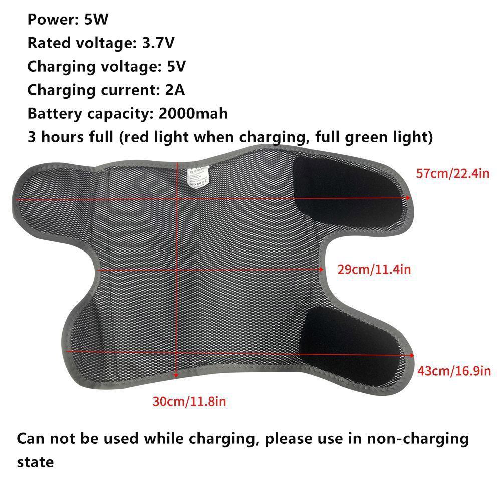 Cordless Air Compression Leg Massager, Adjustable 1 Count 3 Heating 3 Modes Calf Massager, Professional Leg Relaxation Massager for Women & Men