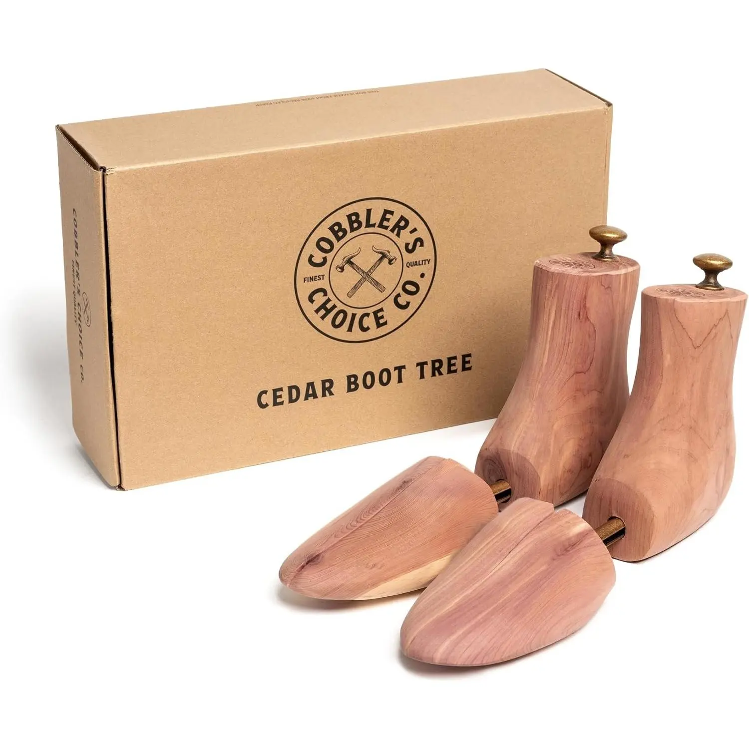 Men's Cedar Boot Tree - All Natural Aromatic Cedar Wood - Premium Construction & Unbeatable Quality