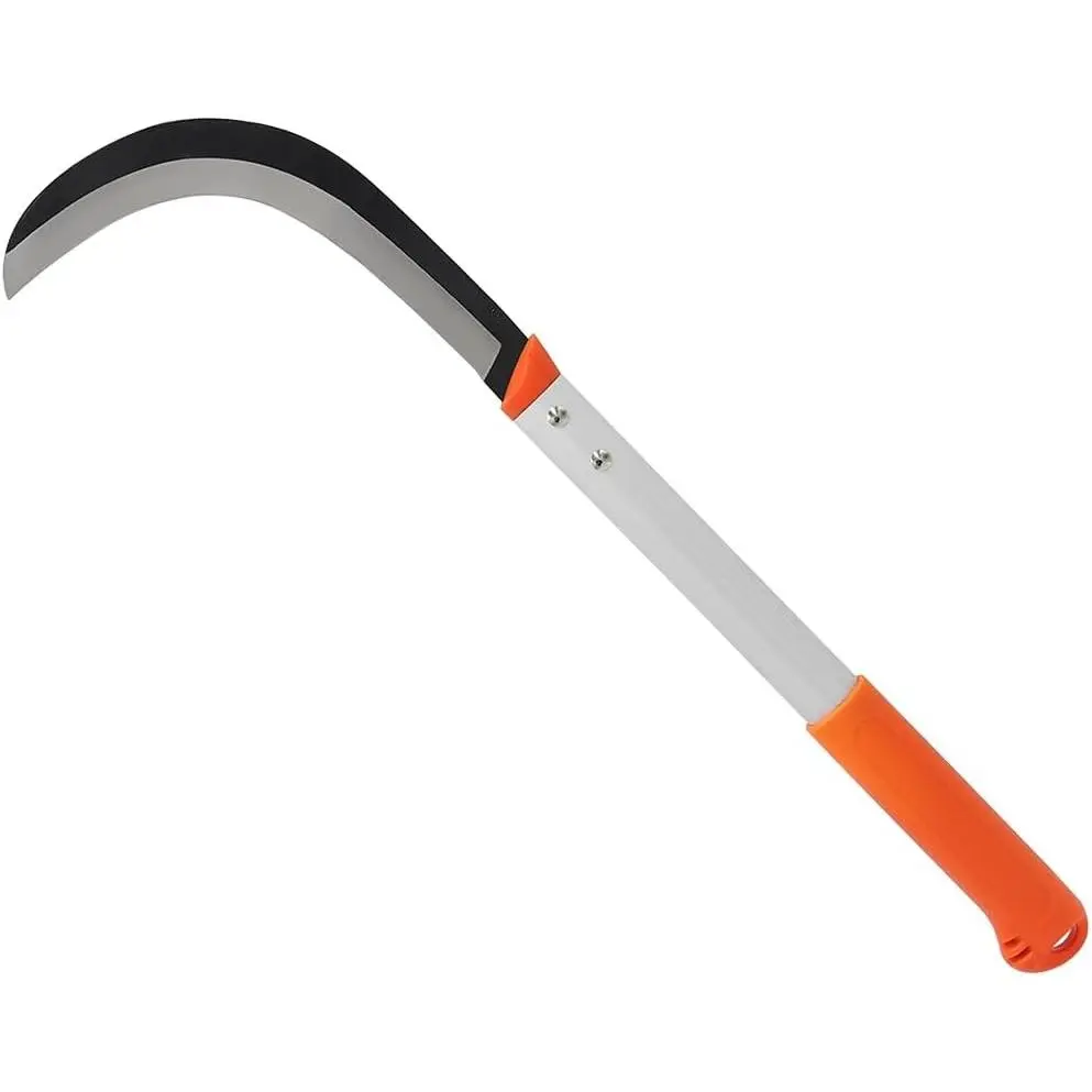 K315 Sickle, Brush Clearing Sickle, 9-Inch by 14.5-Inch, Carbon Steel Blade/Aluminum Handle