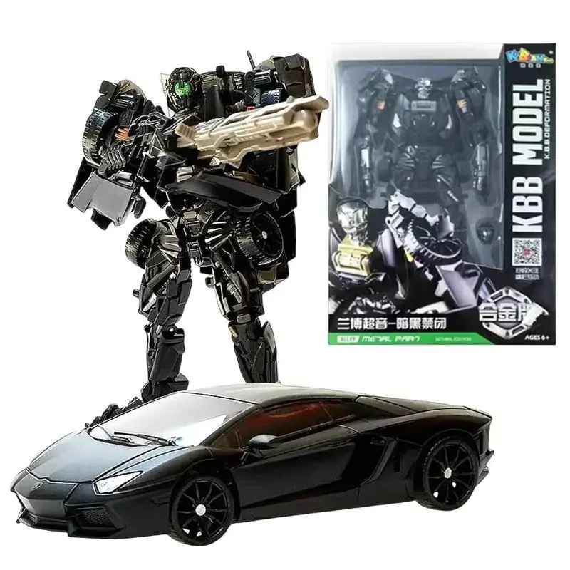 Transformation Robot Toy 4 Dark Lockdown Robot Car Figures Film Version Deformed Car Lamborghini Children's Birthday Gift