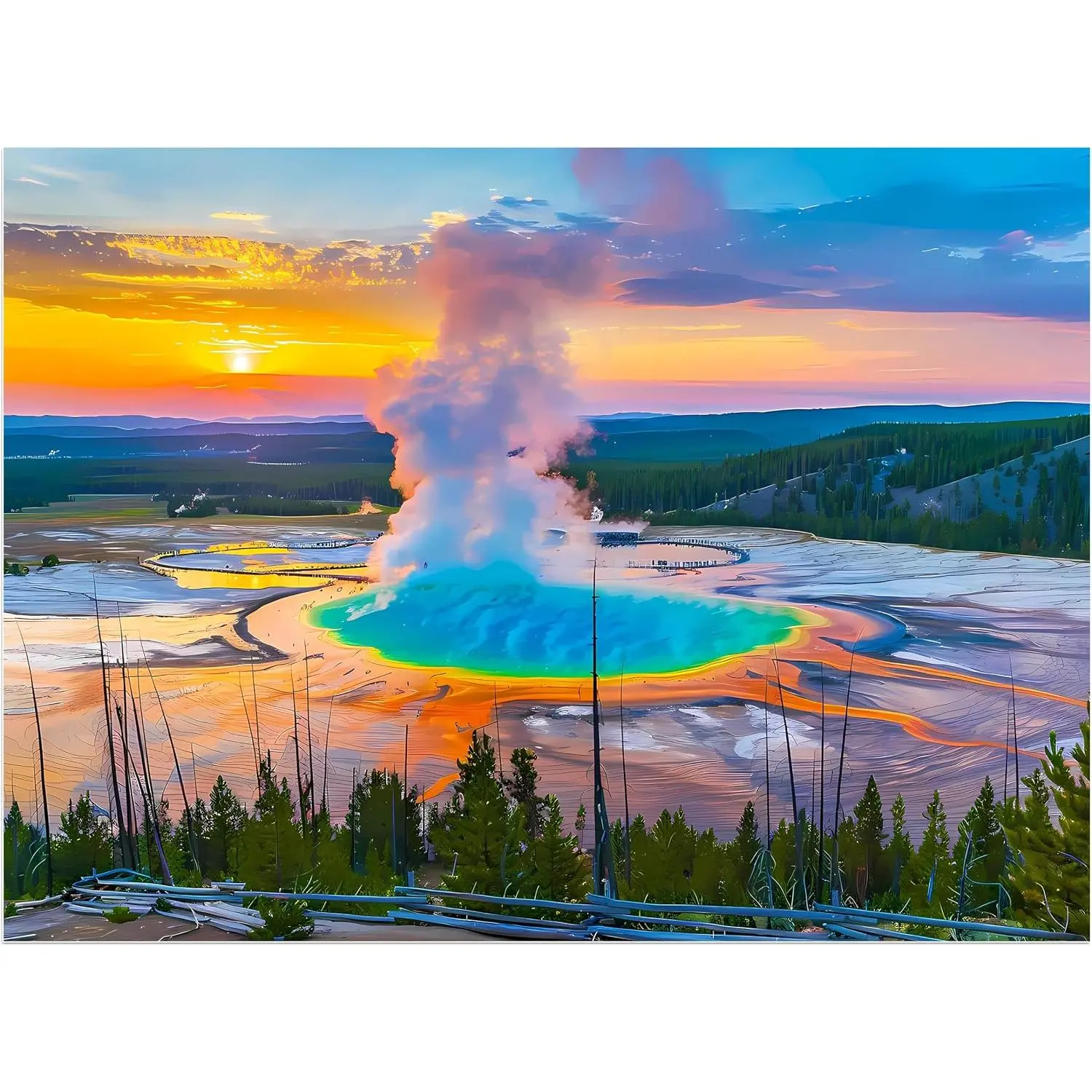 Jigsaw Puzzles for Adults 500 Pieces Puzzle Landscape Puzzle Home Decor Toy Gift for Teens Men Women Seniors Nature Jigsaw Puzzles Scenery