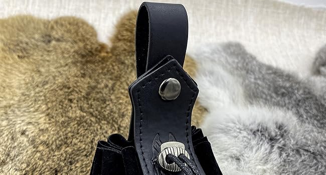 Vintage Medieval Faux Leather Drawstring Pouch, Middle Ages Portable Coin Purse, Rivets Belt Pouch Dice Bag For LARP Ren Faire (Brown A) Vintage Medieval Faux Leather Drawstring Pouch, Middle Ages Portable Coin Purse, Rivets Belt Pouch Dice Bag For LARP Ren Faire (Brown A)