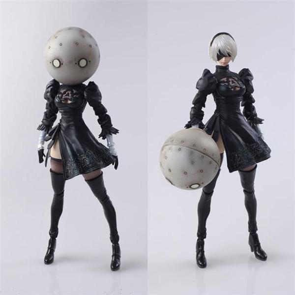 PA 2B No.2 Type B Yorha Figuras Nier Automata 2b Action Figure Toys Manga Shfiguarts Anime Peripheral Movable Collection Model