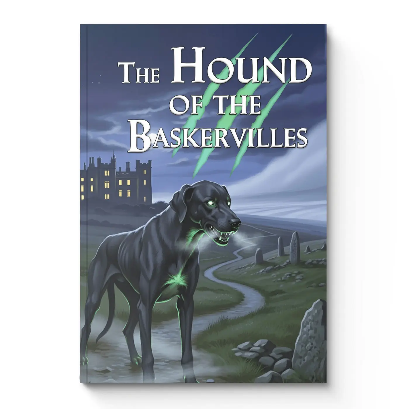 The Hound of the Baskervilles – Premium Illustrated Sherlock Holmes Edition with Restored Victorian Text, Atmospheric Gothic Imagery, Smooth Lay-Flat Reading Design, and Gift-Ready Quality for Mystery Lovers and Classic Literature Collectors