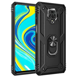 Case for Xiaomi Redmi Note 9 Pro Max/Note 9S/Note 9 Pro Magnetic Ring Car Mount, Shockproof Protective, Multi-Angle Adjustable, Military Grade for Xiaomi Redmi Note 9 Pro Max/Note 9S/Note 9 Pro Case
