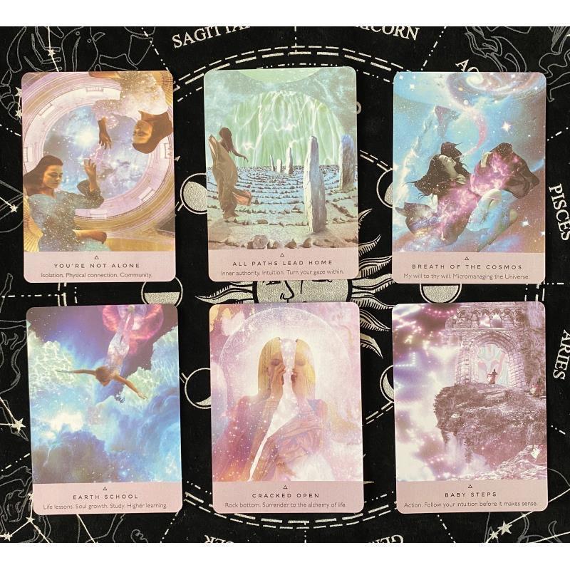 The Starseed Oracle Card Game, 1 Box Interactive Tarot Card, Casual Divination Card Table Game for Party, Family, Friends, Tarot Card Decks, Party Game Cards