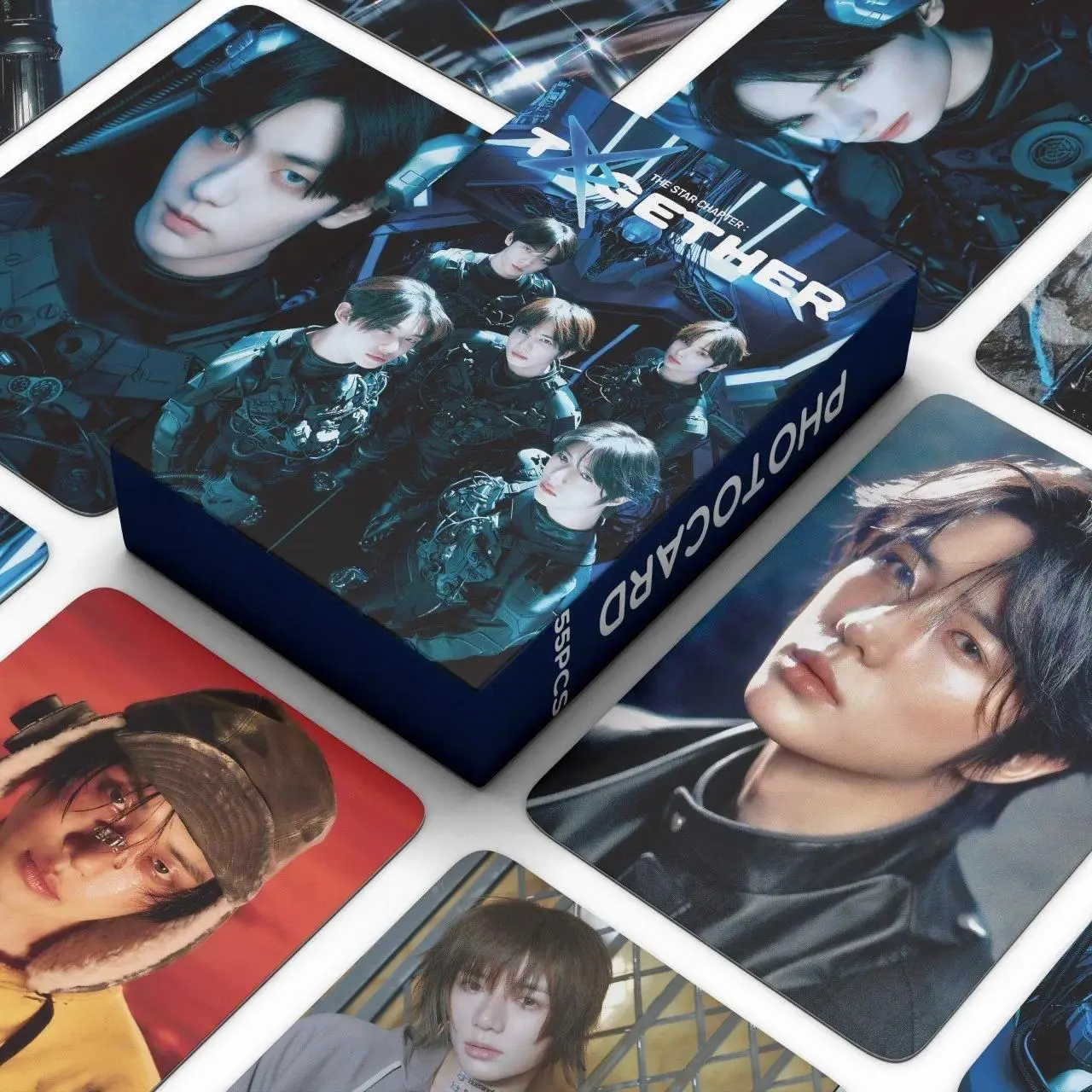 55Pcs Idol Boy New Series 2026 SEASON'S GREETING Photocards Lomo Cards HUENINGKAI TAEHYUN BEOMGYU SOOBIN YEONJUN Fans Gifts